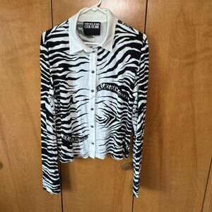 Versace Jean Couture Zebra Shirt